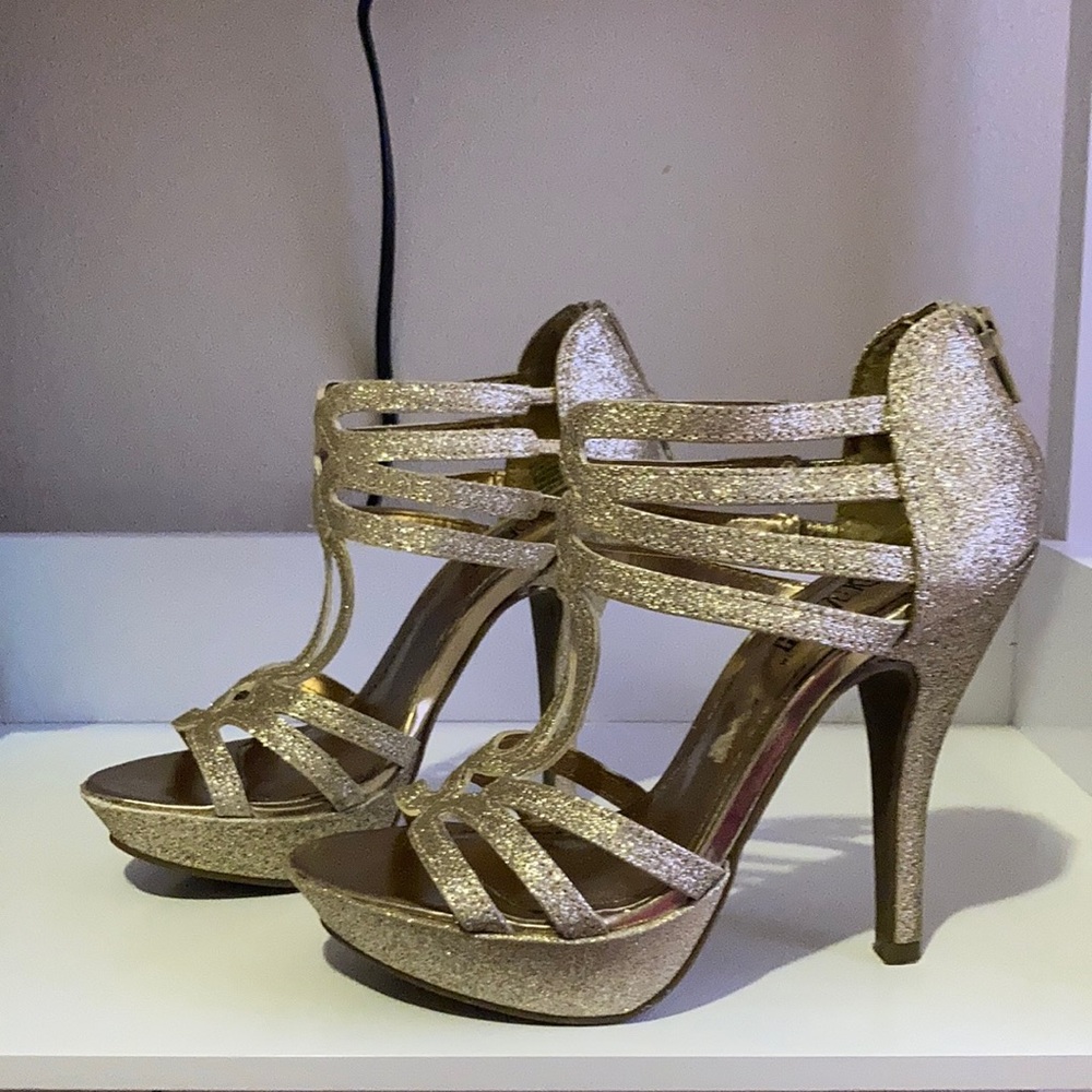 Gold Brash heels!